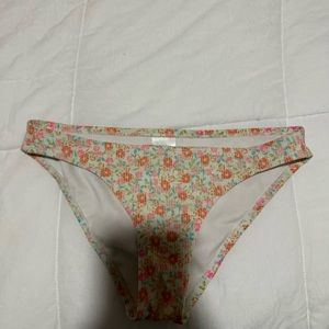 floral ribbed bottoms